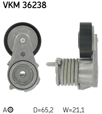 Tendicinghia, Cinghia Poly-V - VKM 36238 SKF